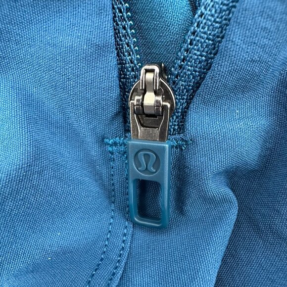 Lululemon Mens Blue Zipper Pocket & Drawstring Waist Athletic Shorts Size L - Picture 10 of 11